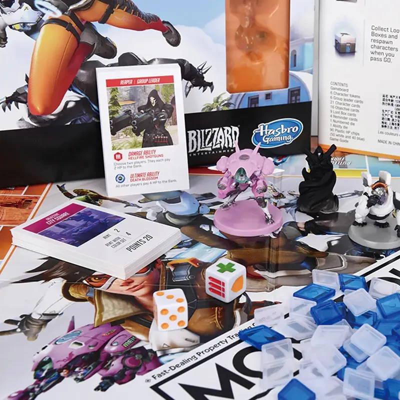 Blizzard Over Watch Hasbro's Property Tycoon Game  Monopoly Board Games-3