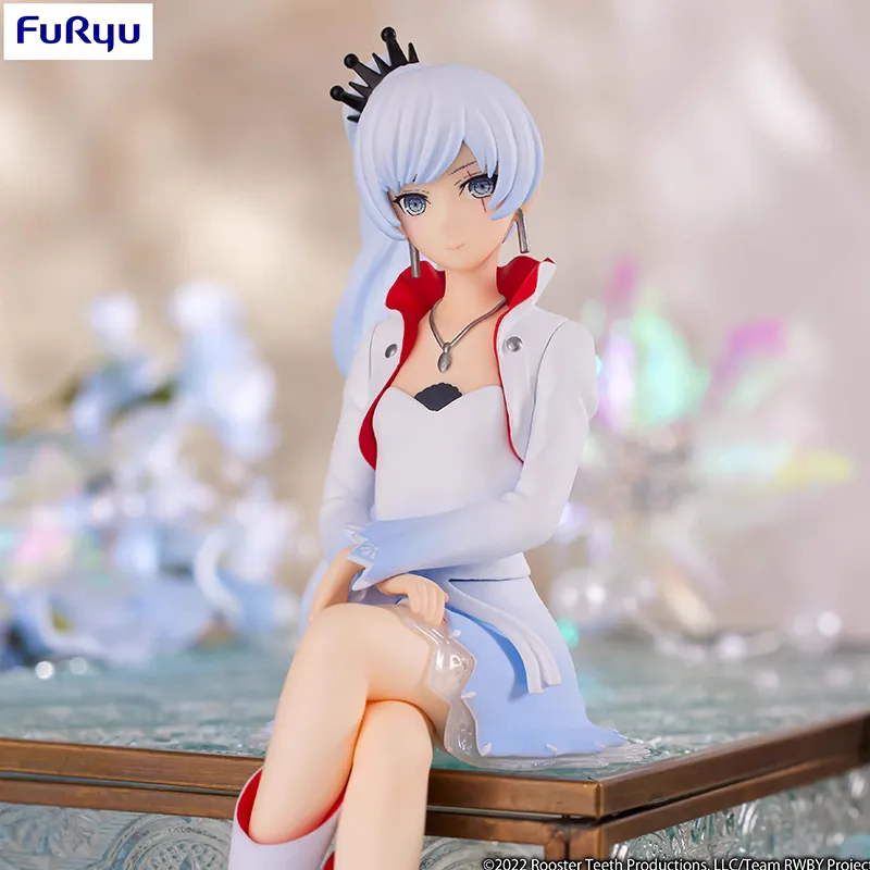 FURYU Noodle Stopper RWBY 4 Colors Battle Record, Weiss Schnee Bonus Gifts 14cm-3
