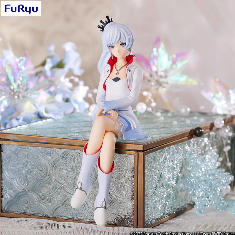 FURYU Noodle Stopper RWBY 4 Colors Battle Record, Weiss Schnee Bonus Gifts 14cm-4
