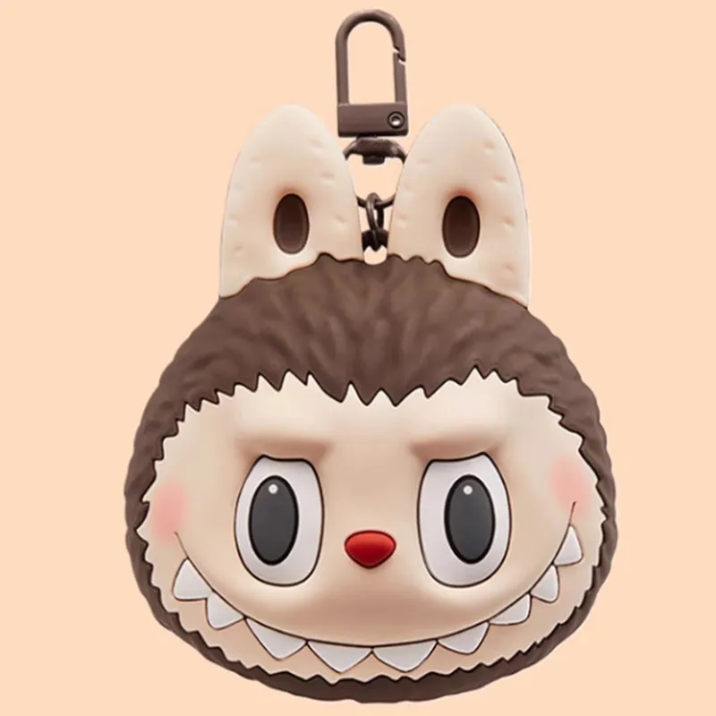 POP MART LABUBU Originals Brown Silicone Earphone Case Trend Based Products-3