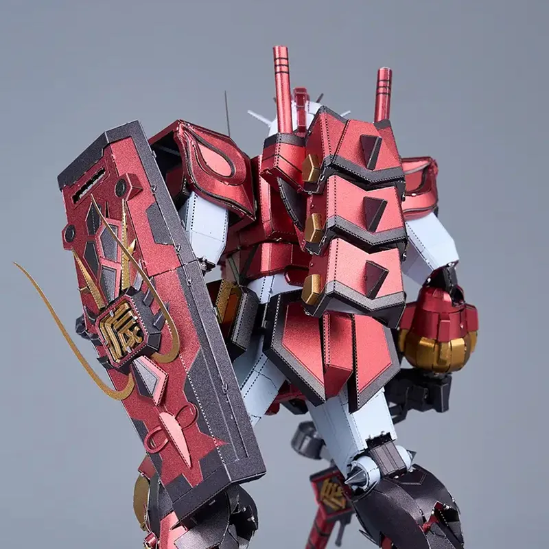 BANDAI Chinese Zodiac Gundam 2024 Shenlong Etched Plate Model Kits 15.8cm-4