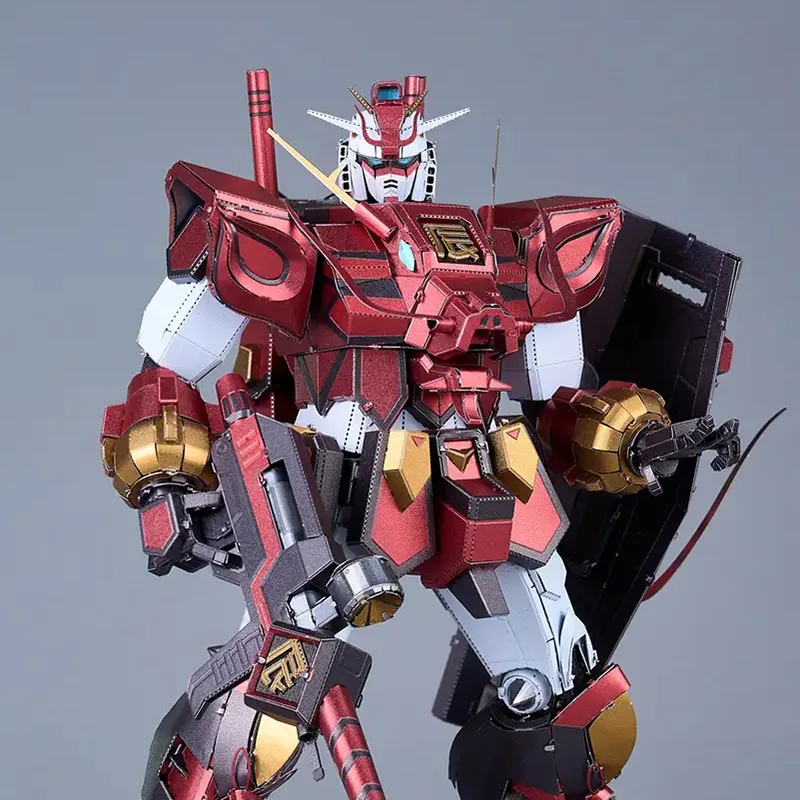 BANDAI Chinese Zodiac Gundam 2024 Shenlong Etched Plate Model Kits 15.8cm-2