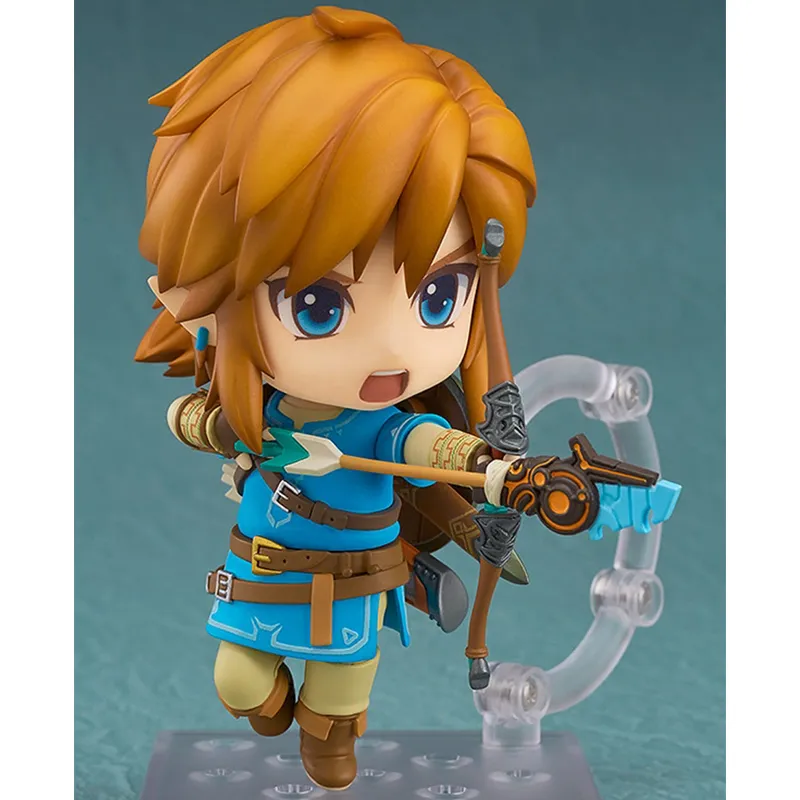 GSC The Legend Of Zelda  Breath Of The Wild Link Nendoroid 3rd Reissued Version Chibi Figures 10cm-2