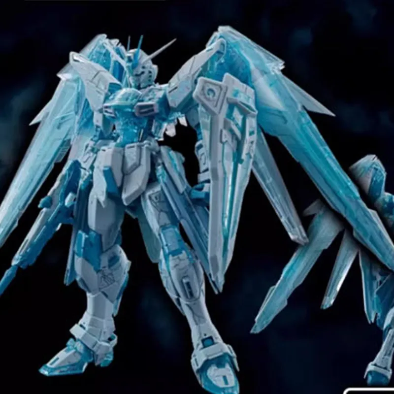BANDAI MG Freedom Gundam CROSS CONTRAST COLORS/Transparent Blue Model Kits-4