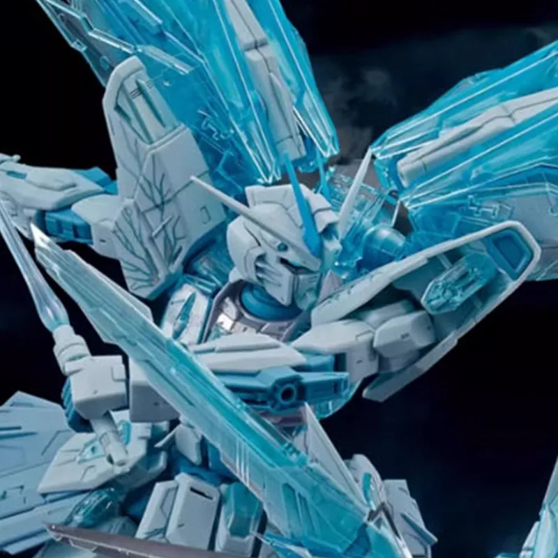 BANDAI MG Freedom Gundam CROSS CONTRAST COLORS/Transparent Blue Model Kits-7