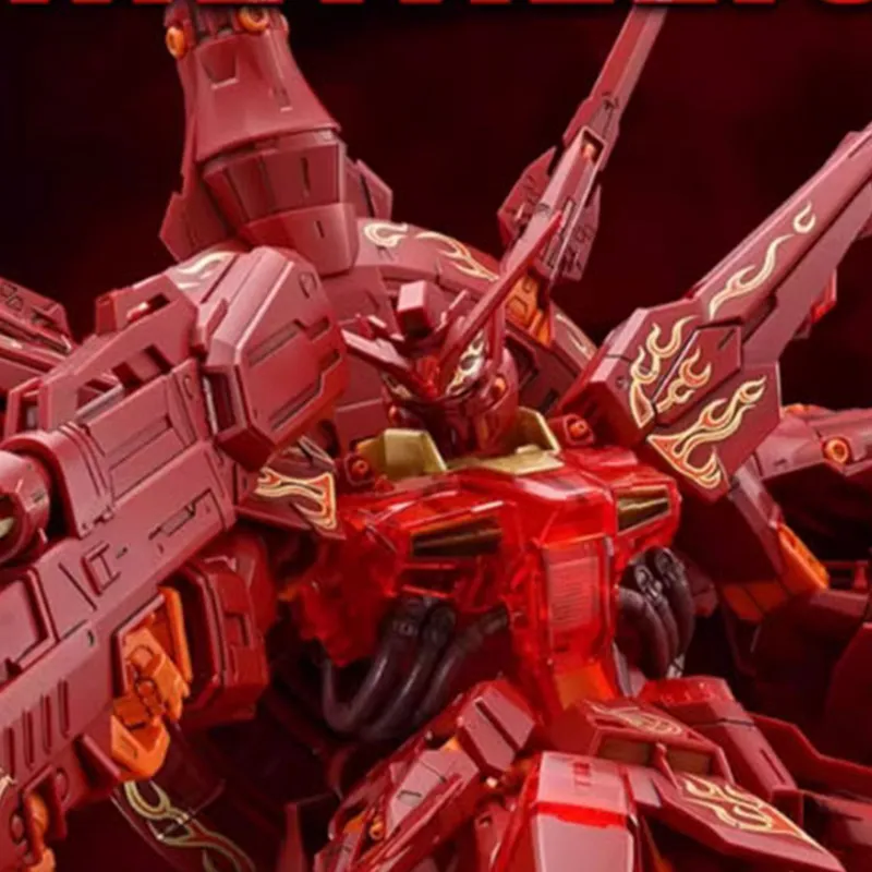 BANDAI MG Gundam Characters God Intent Gundam CROSS CONTRAST COLORS/Transparent Red Model Kits-7