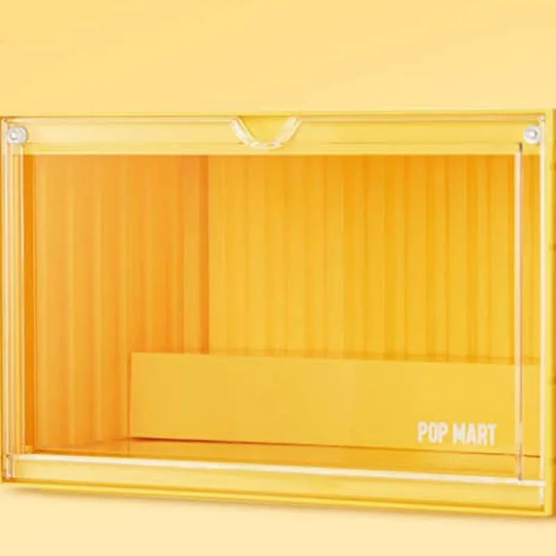 POP MART MINI Container Figure Display Case Yellow Model Accessories-3