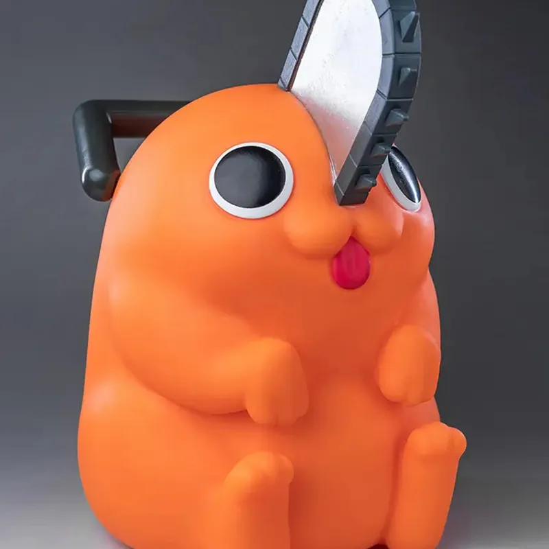 SUNRISEPOP Chainsaw Man Characters Puchi & Chainsaw Man Chibi Figures 25cm-2