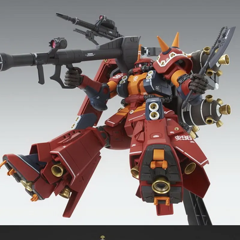 BANDAI MG Mobile Suit Gundam Thunder Universe MS-06R High Mobility Type Zaku II Ver.Ka Model Kits 18cm-4
