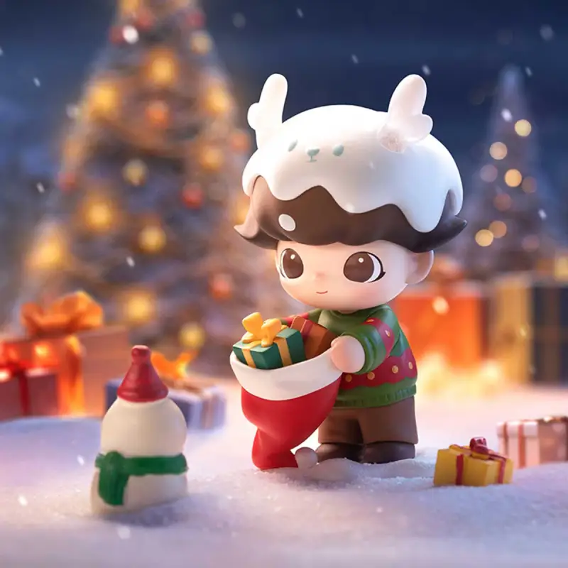 POP MART DIMOO Christmas Hang Tag Box 8.1cm-3