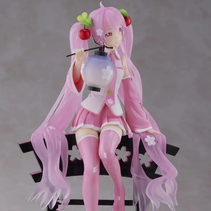 TAITO Hatsune Miku AMP Sakura Hatsune Sakura Lantern Bonus Gifts 18cm-3