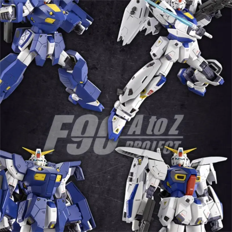 BANDAI MG Gundam Character Additional Order PB Bandai Hobby Model 1/100 F90 Mission Backpack J Type & Q Type Model Kits-3