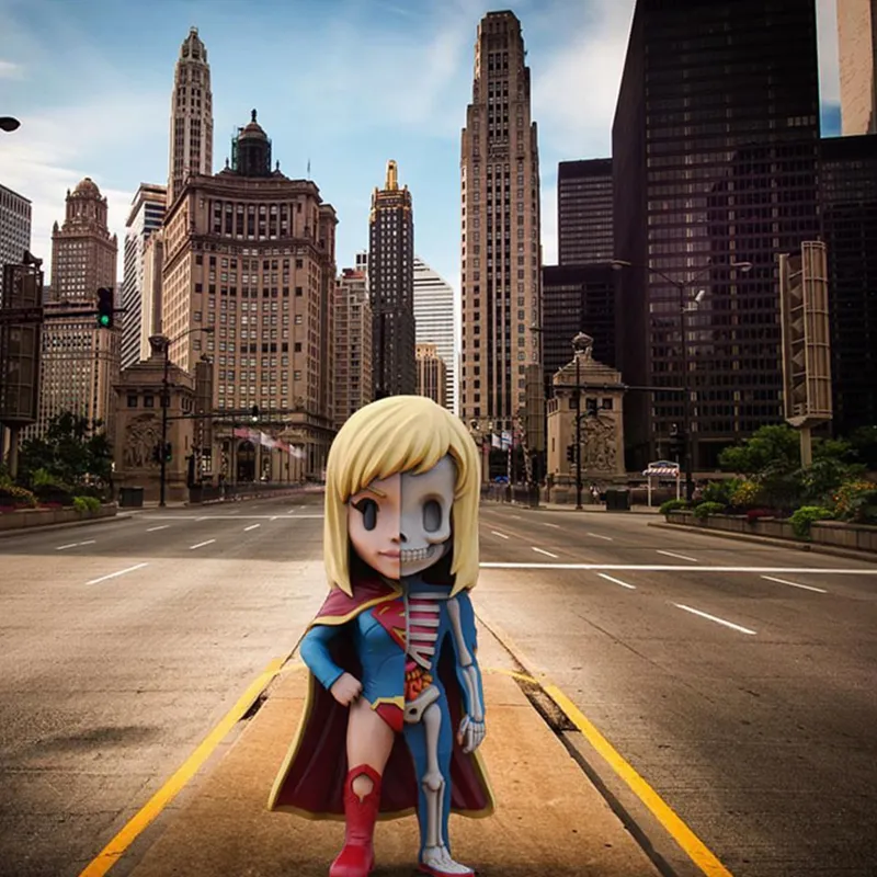 Mighty Jaxx Comics Mighty Jaxx Xxray Supergirl Figure-3