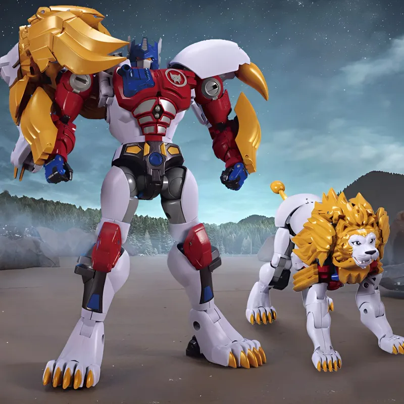 Hasbro Optimus Prime Hasbro Transformers MP48 White Lion Scale Figures-3
