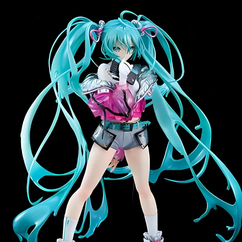 GSC Hatsune Miku With Solwa 24cm Scale Figures Blue/Pink-1