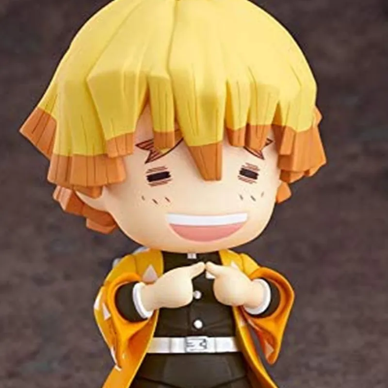 GSC Zenitsu Agatsuma Nendoroid Demon Slayer  Kimetsu No Yaiba Doll Hobby Model Toy Chibi Figures-2