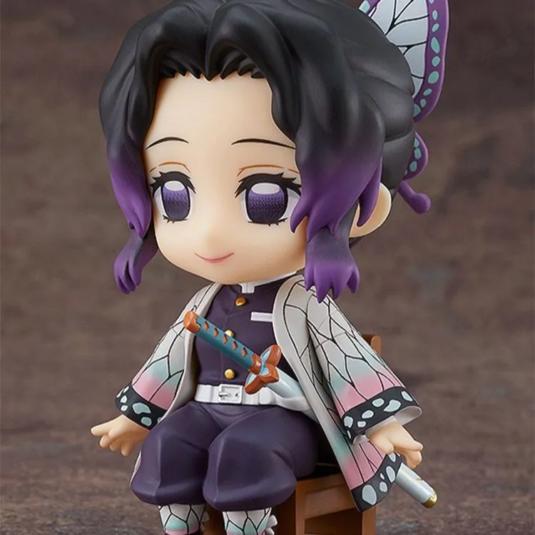 GSC Nendoroid Swacchao Demon Slayer  Kimetsu No Yaiba Shinobu Kocho Chibi Figures 9cm-3