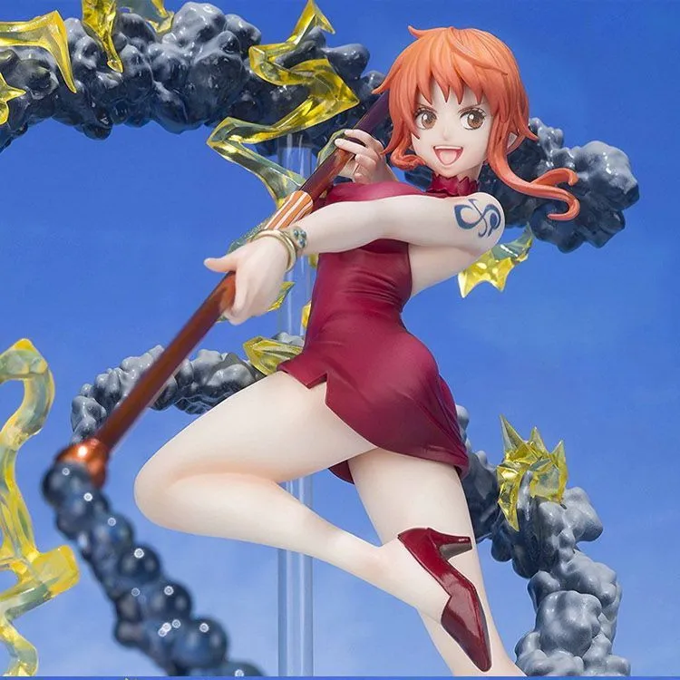 BANDAI Nami Bandai Figuarts Zero Sky High Stick Lightning Scale Figures 15cm-4
