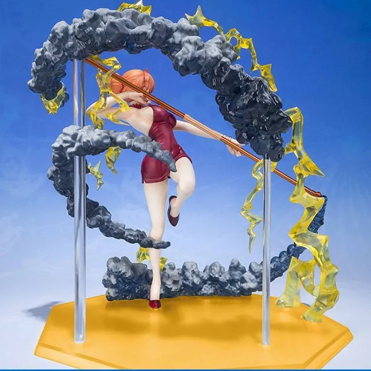 BANDAI Nami Bandai Figuarts Zero Sky High Stick Lightning Scale Figures 15cm-3