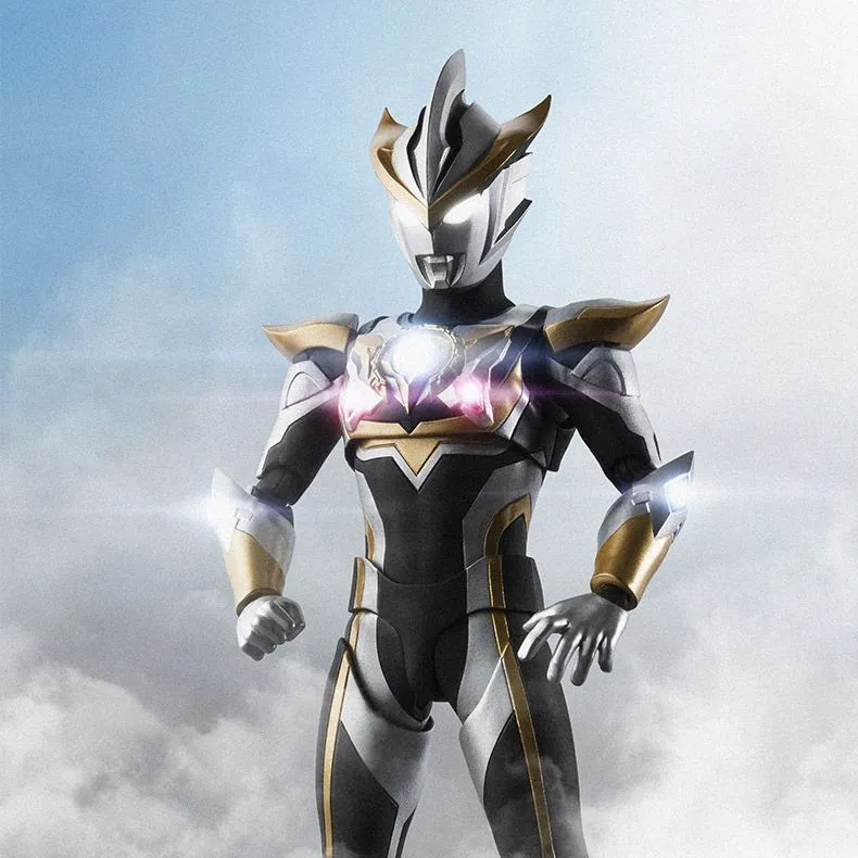 BANDAI Ultraman Characters Bandai S.H.F Ultraman, Robo Ultraman Scale Figures 15cm-3