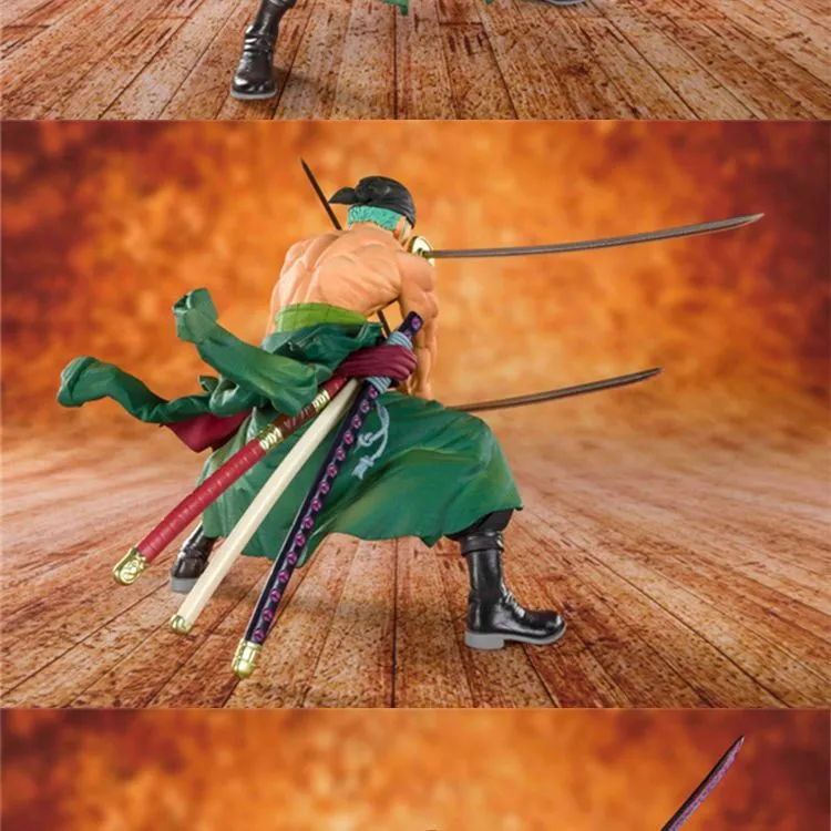 BANDAI Roronoa Zoro Bandai, One Piece Zero Zoro 20th Anniversary Scale Figures-3