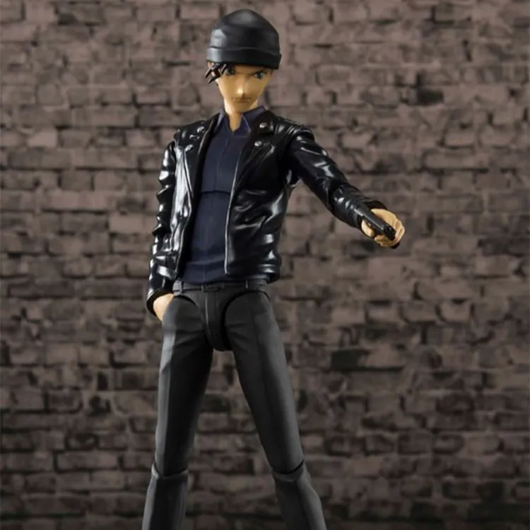 BANDAI Shuichi Akai S.h.figuarts Detective Conan Case Closed Action Figures-3