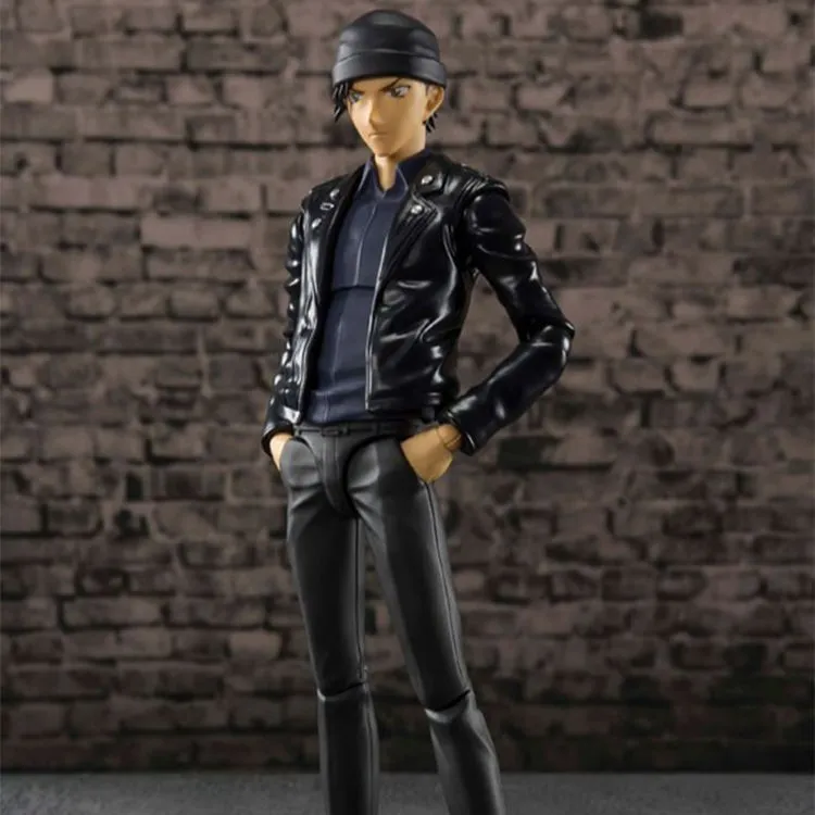 BANDAI Shuichi Akai S.h.figuarts Detective Conan Case Closed Action Figures-2