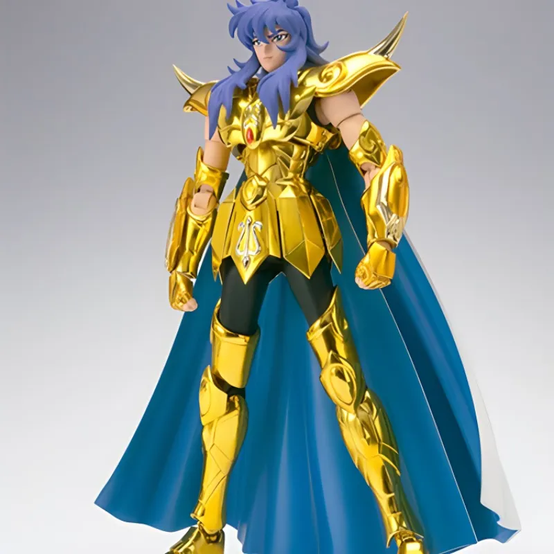 BANDAI Milo Bandai Saint Seiya Mythology Saint Seiya Scorpio First Edition Bonus Action Figure Gold Scale Figures 18cm-2