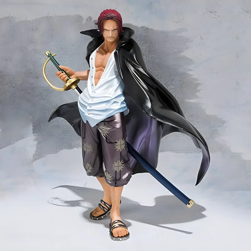 BANDAI Shanks Figuartszero One Piece Red Hair Grand Line Final Battle Ver. Special Color Edition Scale Figures-4