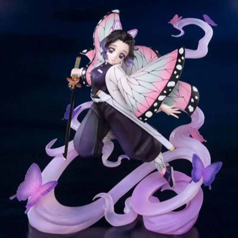 BANDAI Shinobu Kocho Bandai Figurarts Zero Demon Slayer  Kimetsu No Yaiba Insect Breathing Scale Figures 17cm-4