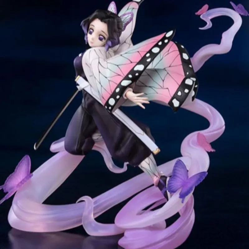 BANDAI Shinobu Kocho Bandai Figurarts Zero Demon Slayer  Kimetsu No Yaiba Insect Breathing Scale Figures 17cm-3