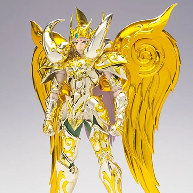 BANDAI Mu Bandai, Saint Seiya Mythology, Gold Soul, Holy Cloak, Divine White Ram, Action Figure 18cm Scale Figures-3