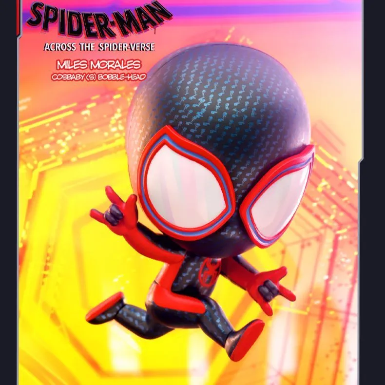 Hot Toys 'Spider Man  Across The Spider Verse' COSBABYS Mini Collector Doll Chibi Figures-2