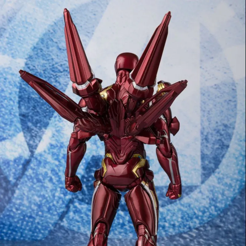 BANDAI Iron Man Mk 50 SHF Avengers Nano Weapon Set 2 Action Figures-3