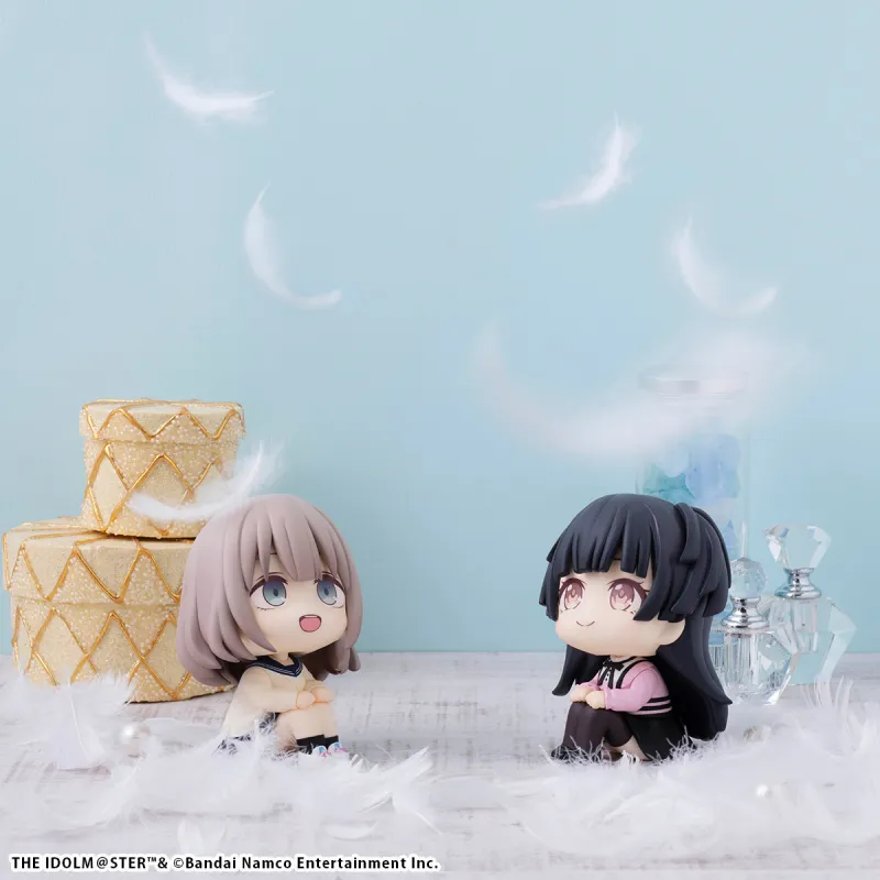 MegaHouse The Idolmaster Kurenai Asahi Dai Fuyuko Chibi Figures 10cm-1