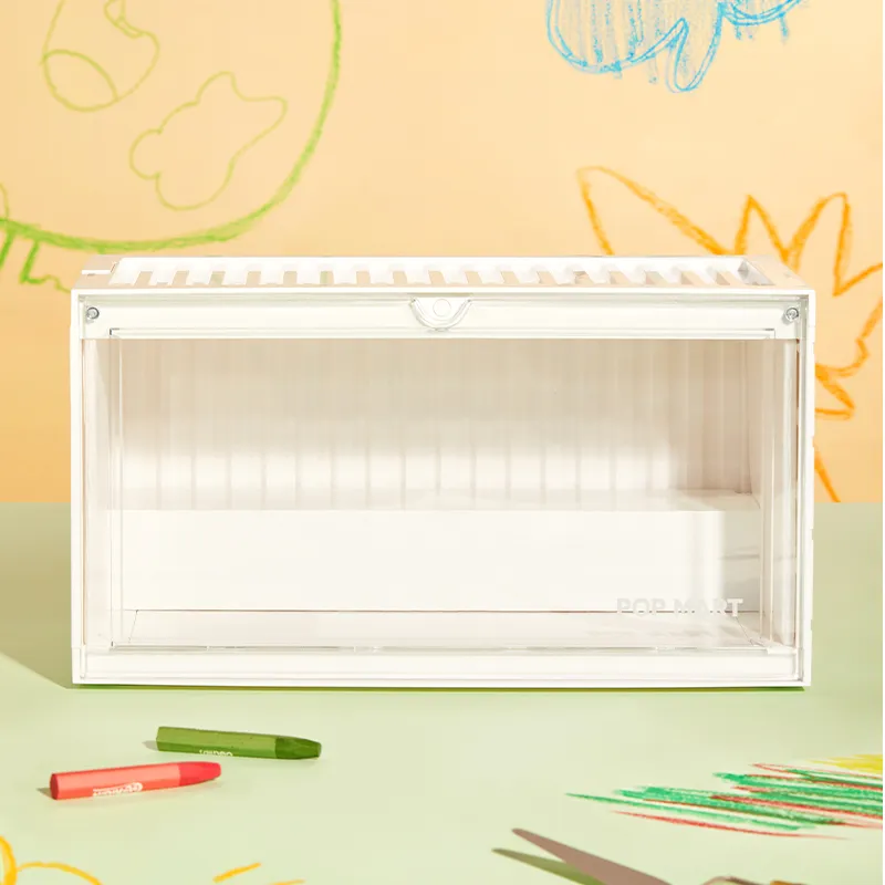 POP MART Baby Molly Collection When I Was Three Years Old Container Luminous Figure Display Case Model Accessories-3