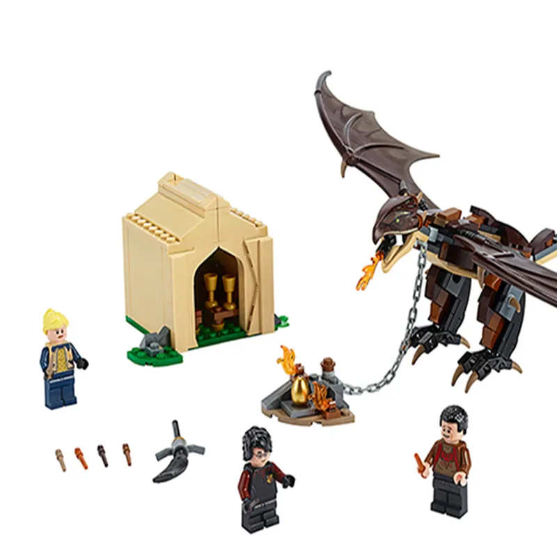 LEGO Harry Potter Collection Triwizard Tournament Hungarian Tree Bee Dragon Building Blocks 75946-2
