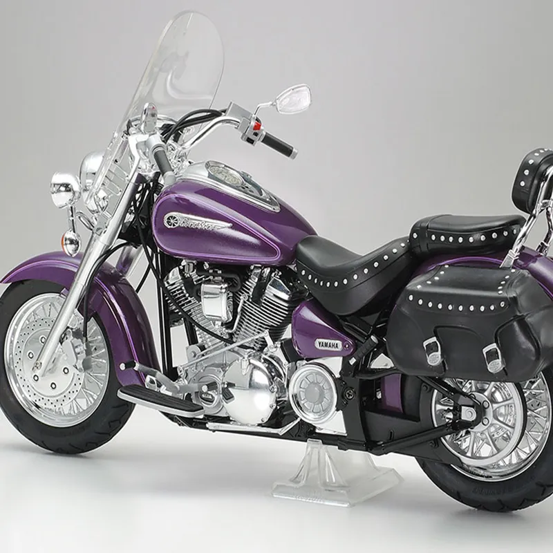 Tamiya 1 12 Yamaha Motorcycle XV1600 Road Star Custom Assembled Models-3