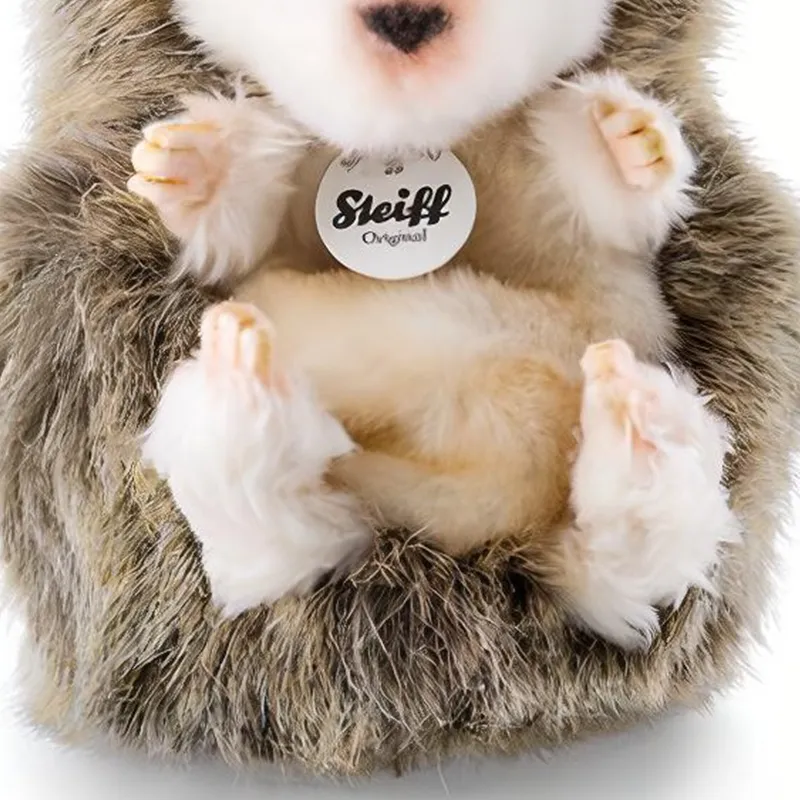 Steiff Animal Steiff Hedgehog Baby Joggi Brown Dolls Plush Doll 10cm Height-1