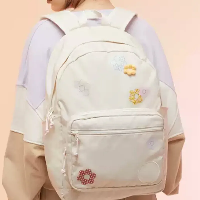 Converse Polyester Backpack Regular Unisex Light Brown-4
