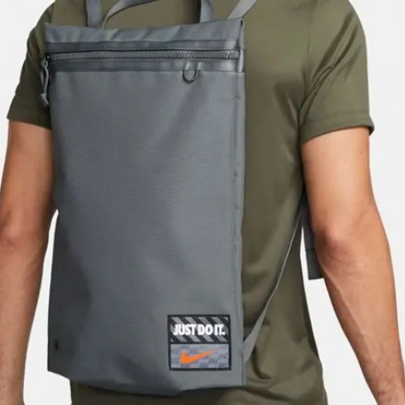 Nike Fabric Gym Bag Backpack Regular Unisex Smoke Gray-4