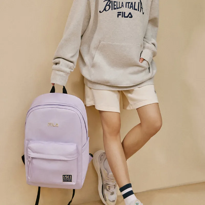 FILA Fabric Backpack Medium Size Unisex Dandelion Purple-4