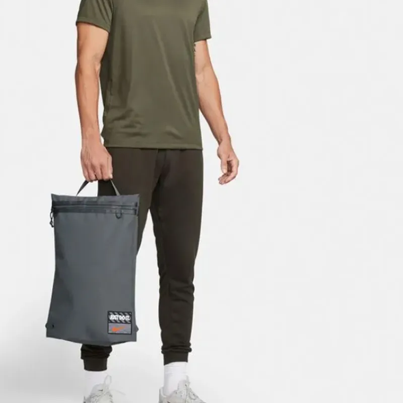 Nike Fabric Gym Bag Backpack Regular Unisex Smoke Gray-3