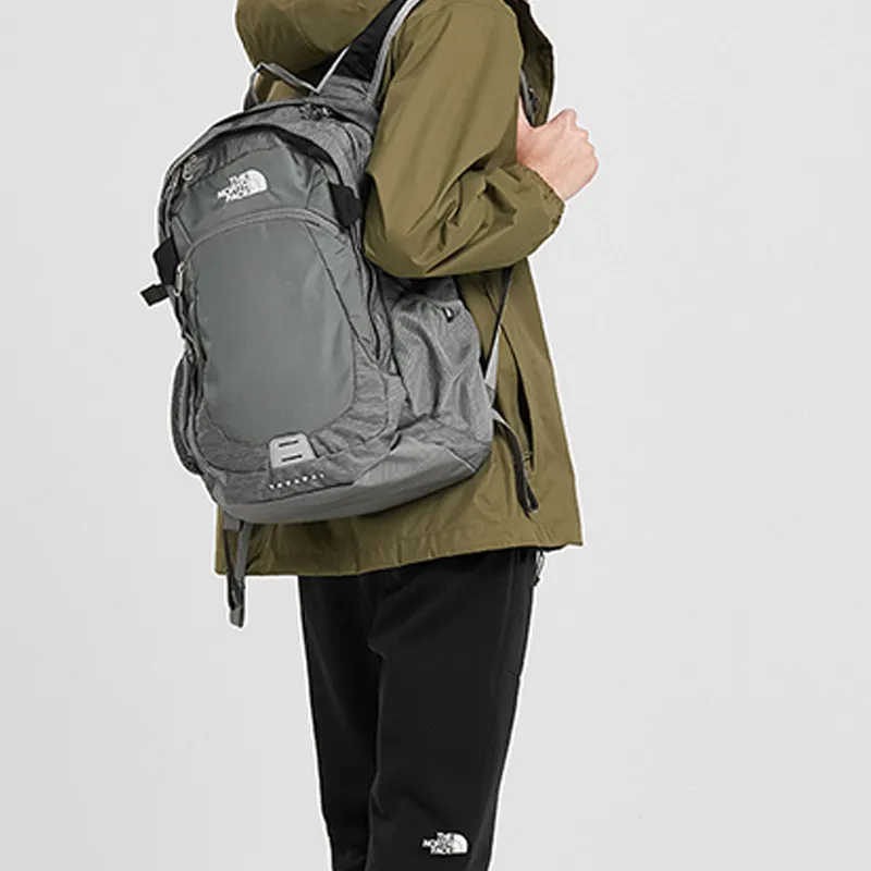 THE NORTH FACE Polyester Backpack Regular Unisex Gray-2