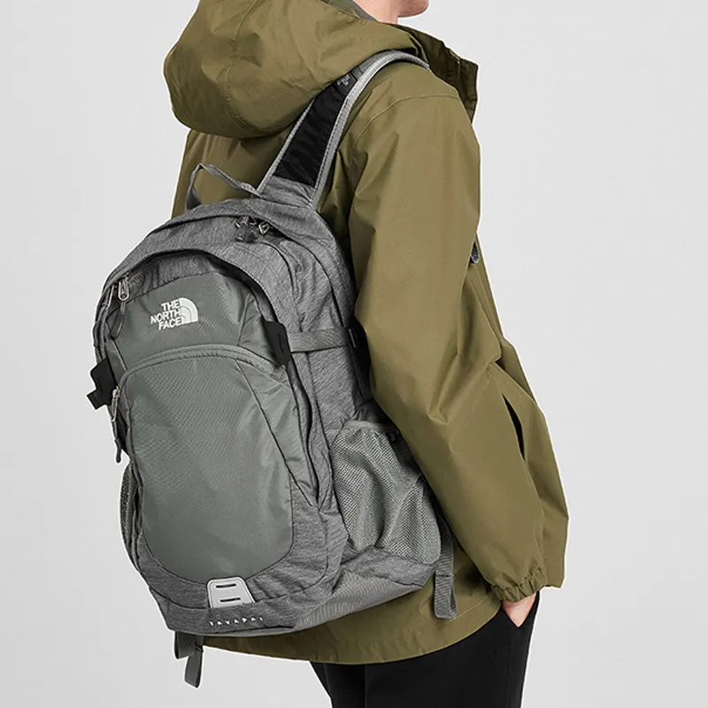 THE NORTH FACE Polyester Backpack Regular Unisex Gray-3