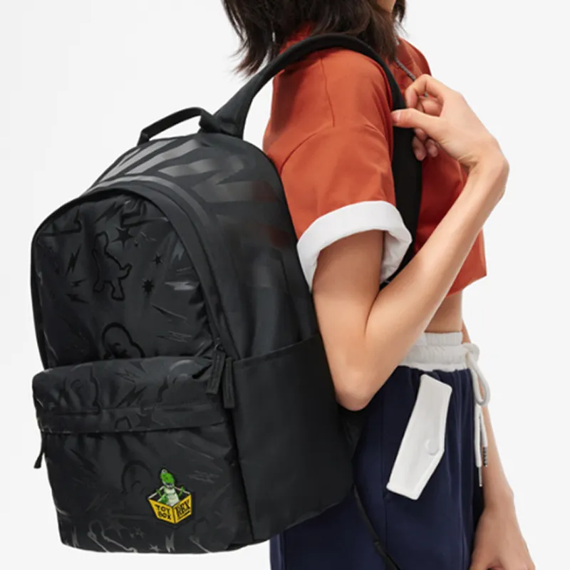LiNing Disney Rex, Collaboration Polyester Backpack Regular Unisex Black-4