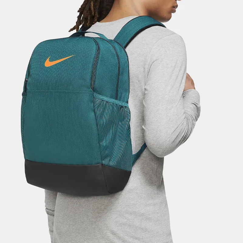 Nike Fabric Backpack Regular Unisex Geode Teal & Black & Sun Dial-5