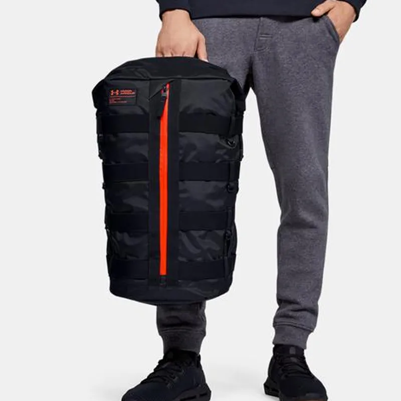 Under Armour Polyester Backpack Regular Unisex Black-4