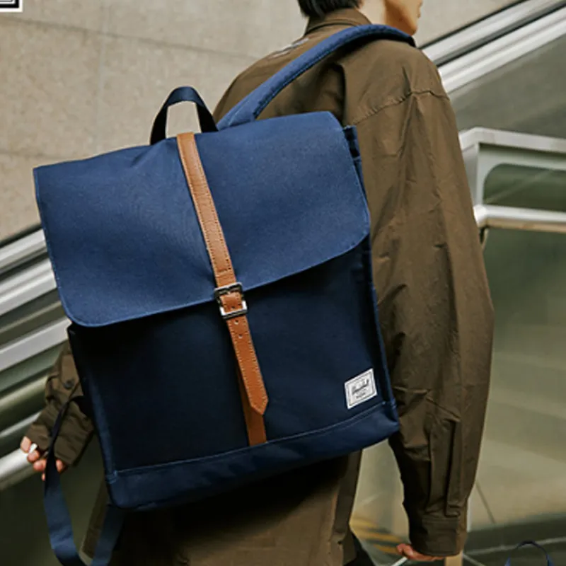 Herschel Recycled Material Laptop Backpack Regular Unisex Indigo-4
