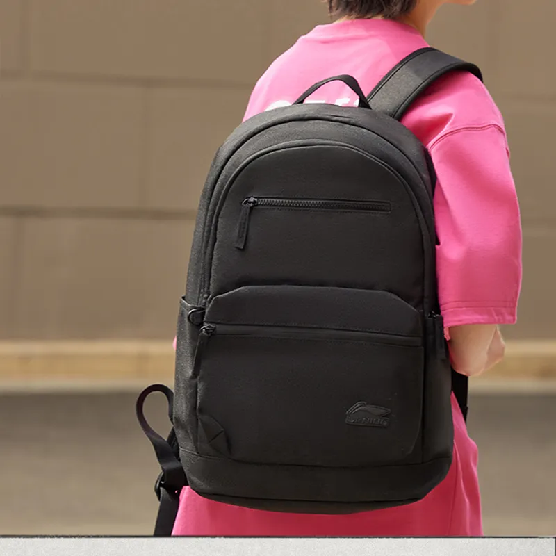 LiNing Sportlife Polyester Backpack Regular Unisex Black-5